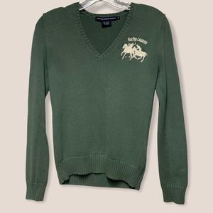 Vintage Ralph Lauren Sport V-Neck Pullover Sweater
